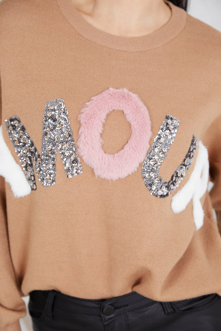 Miracle Fashion CLOTHING Amour Jumper - Brown 9 Miracle Fashion CLOTHING Amour Jumper - Brown