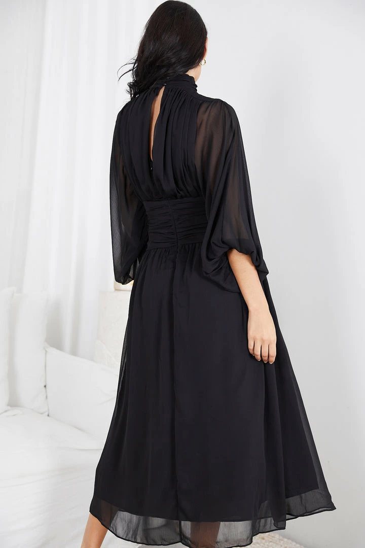 Qtrend Fashion PTY LTD Analey Dress - Black CLOTHING 4 Qtrend Fashion PTY LTD Analey Dress - Black CLOTHING