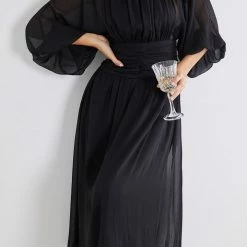 Qtrend Fashion PTY LTD Analey Dress - Black CLOTHING 12 Qtrend Fashion PTY LTD Analey Dress - Black CLOTHING