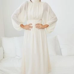 Qtrend Fashion PTY LTD CLOTHING Analey Dress - Cream