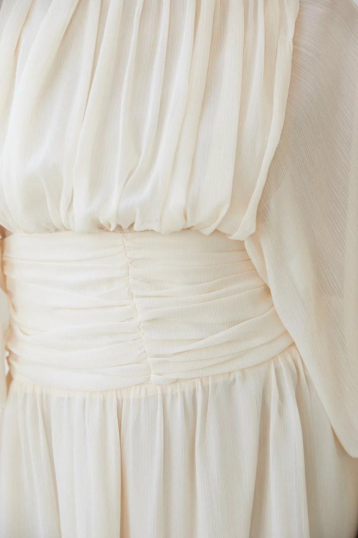 Qtrend Fashion PTY LTD CLOTHING Analey Dress - Cream 9 Qtrend Fashion PTY LTD CLOTHING Analey Dress - Cream