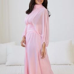 Qtrend Fashion PTY LTD Analey Dress - Light Pink CLOTHING