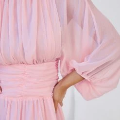 Qtrend Fashion PTY LTD Analey Dress - Light Pink CLOTHING