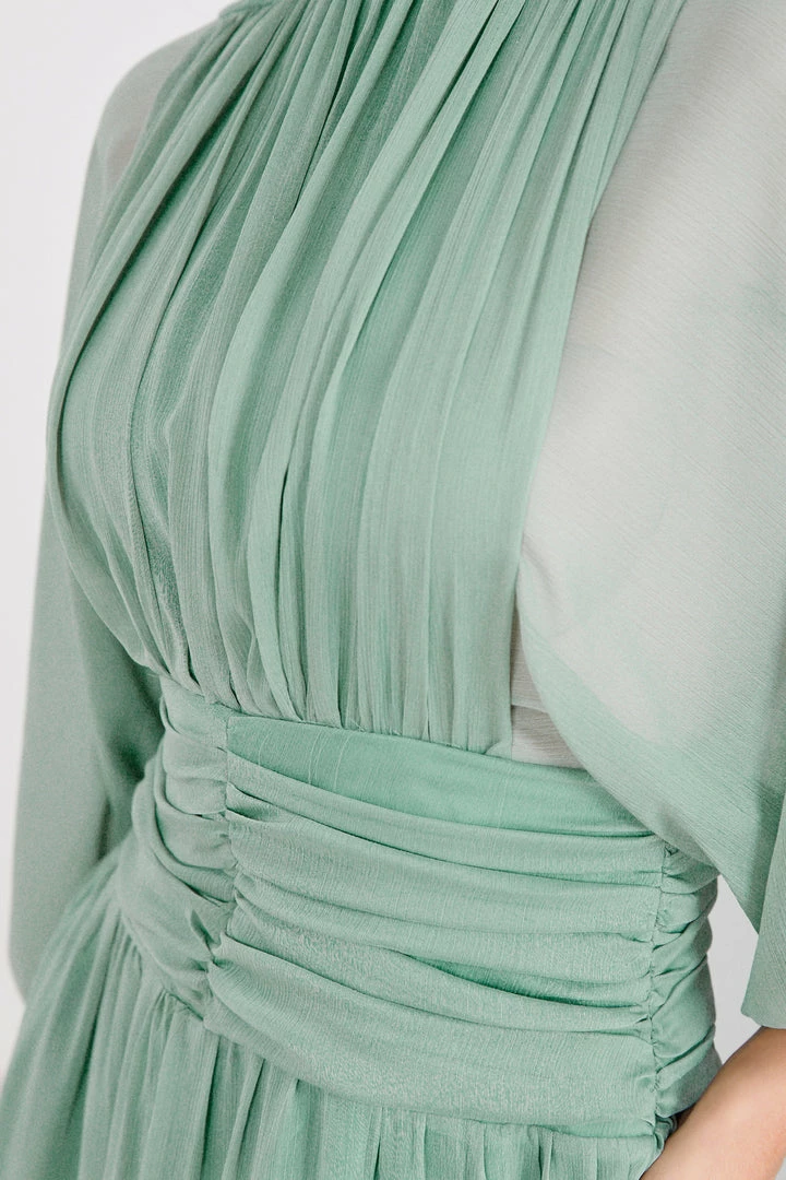 Qtrend Fashion PTY LTD Analey Dress - Sage CLOTHING 9 Qtrend Fashion PTY LTD Analey Dress - Sage CLOTHING