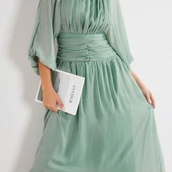 Qtrend Fashion PTY LTD Analey Dress - Sage CLOTHING