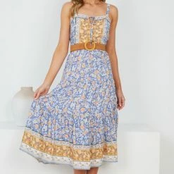 Rock Denim Angelica Dress - Light Blue