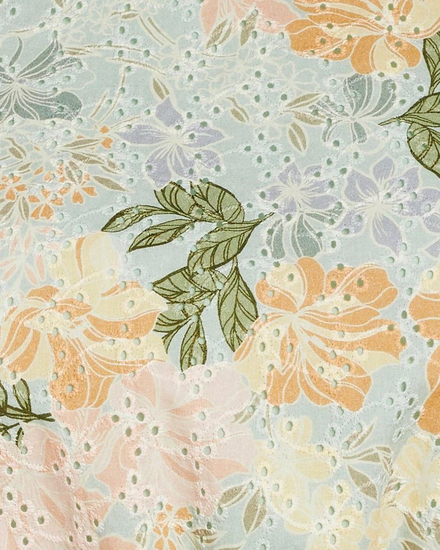 WE ARE KINDRED CLOTHING Anita Broiderie Midi Skirt - Mint Floral 8 WE ARE KINDRED CLOTHING Anita Broiderie Midi Skirt - Mint Floral