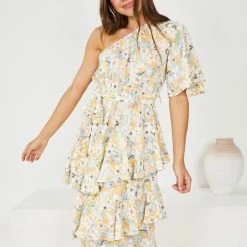 Pink Diamond CLOTHING Annmarie Dress - Multi