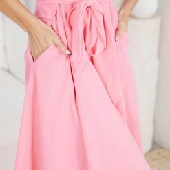 WeLove Fashion Antonette Dress - Pink CLOTHING