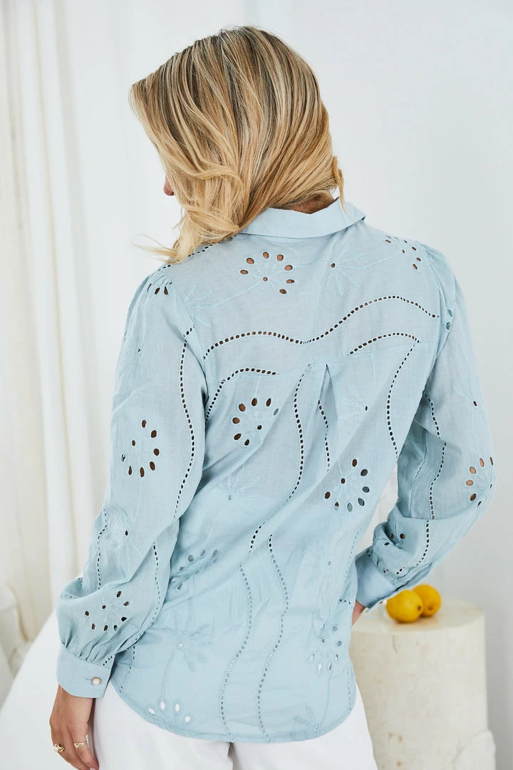 Miracle Fashion CLOTHING Apala Shirt - Sage 4 Miracle Fashion CLOTHING Apala Shirt - Sage