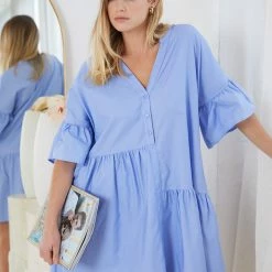 Miracle Fashion Aphra Dress - Blue