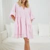 Miracle Fashion CLOTHING Aphra Dress - Pink 2 Miracle Fashion CLOTHING Aphra Dress - Pink