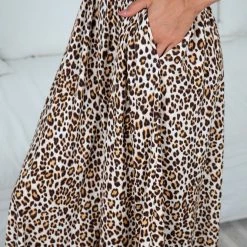 White Closet CLOTHING Argie Skirt - Leopard Print
