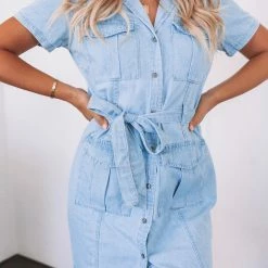 Country Denim Arizona Dress - Light Denim 9 Country Denim Arizona Dress - Light Denim