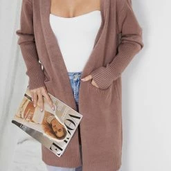 Rock Denim Artsy Cardigan - Brown CLOTHING 12 Rock Denim Artsy Cardigan - Brown CLOTHING