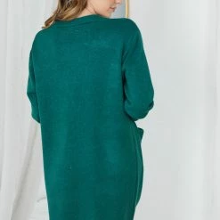 Rock Denim Artsy Cardigan - Green