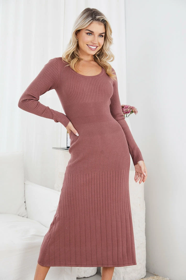 Sunny Girl CLOTHING Atarah Dress - Rust 3 Sunny Girl CLOTHING Atarah Dress - Rust