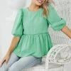 Style Box Aully Top - Green