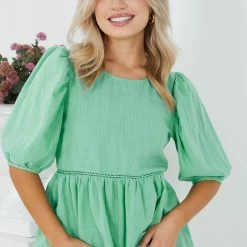 Style Box Aully Top - Green
