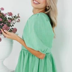 Style Box Aully Top - Green