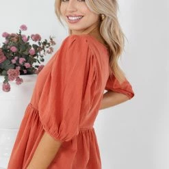 Style Box CLOTHING Aully Top - Rust 11 Style Box CLOTHING Aully Top - Rust