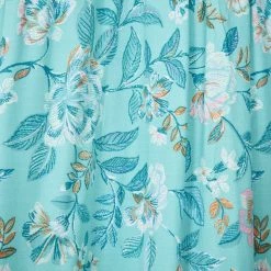 HQ Fashion Aurina Dress - Aqua Print CLOTHING 13 HQ Fashion Aurina Dress - Aqua Print CLOTHING