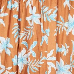 HQ Fashion Aurina Dress - Brown Multi CLOTHING 13 HQ Fashion Aurina Dress - Brown Multi CLOTHING