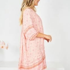 HQ Fashion CLOTHING Aurina Dress - Pink Multi