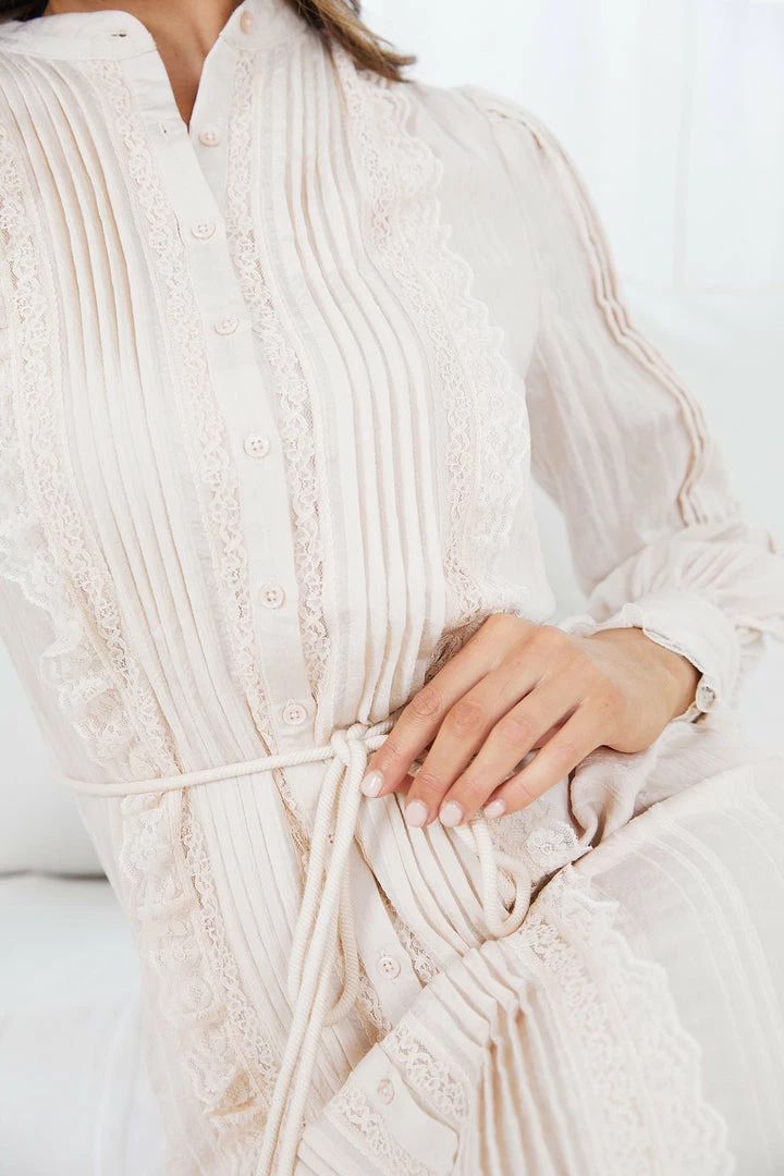 GDS CLOTHING Aurorie Dress - Cream 9 GDS CLOTHING Aurorie Dress - Cream