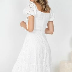 Dong Guan Avalina Dress - White CLOTHING