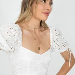 Dong Guan Avalina Dress - White CLOTHING