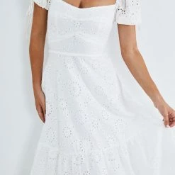 Dong Guan Avalina Dress - White CLOTHING