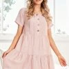 HQ Fashion Aviva Dress - Pink 2 HQ Fashion Aviva Dress - Pink
