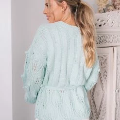 Miracle Fashion Oriel Jumper - Ice Blue CLOTHING 11 Miracle Fashion Oriel Jumper - Ice Blue CLOTHING
