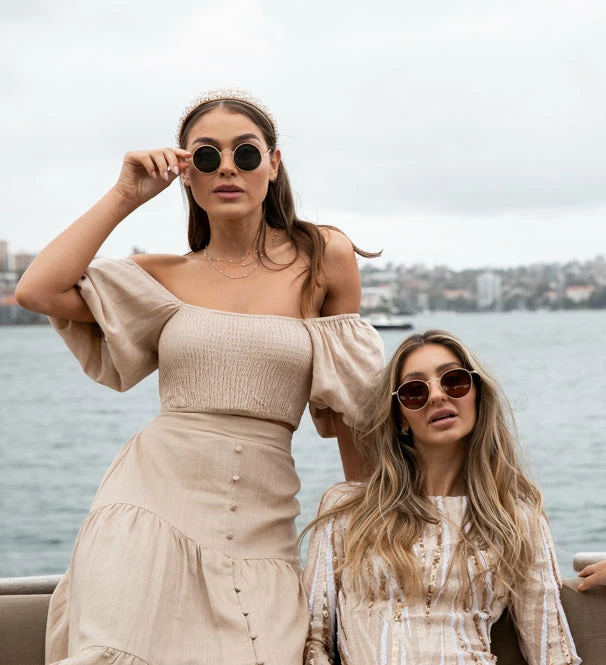 Qtrend Fashion PTY LTD Jayla Top - Beige CLOTHING 4 Qtrend Fashion PTY LTD Jayla Top - Beige CLOTHING