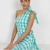 Wild Ginger CLOTHING Sabled Dress - Green Gingham