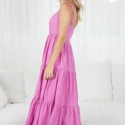 Cesi Fashion CLOTHING Keith Dress - Pink 9 Cesi Fashion CLOTHING Keith Dress - Pink