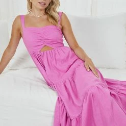 Cesi Fashion CLOTHING Keith Dress - Pink 10 Cesi Fashion CLOTHING Keith Dress - Pink