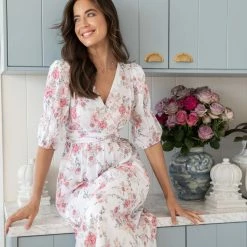 Damor CLOTHING Lyrica Dress - White Floral