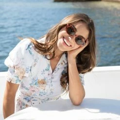 Desire Leone Dress - White Floral CLOTHING