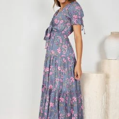 Evermore Fashion Lolita Dress - Purple Floral