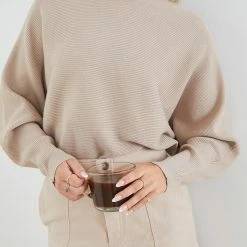 Sunny Girl Baara Knit - Latte CLOTHING 12 Sunny Girl Baara Knit - Latte CLOTHING