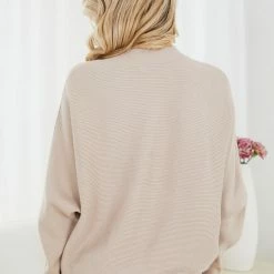 Sunny Girl Baara Knit - Latte CLOTHING