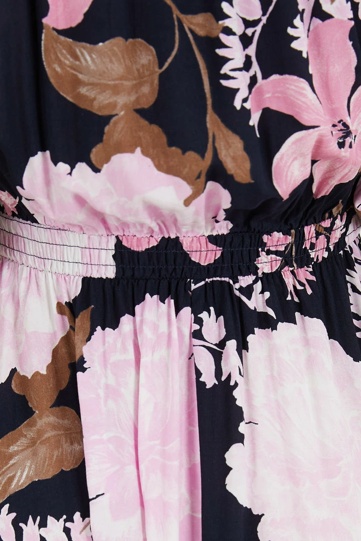 Label Of Love Babylonia Dress - Navy Print CLOTHING 9 Label Of Love Babylonia Dress - Navy Print CLOTHING