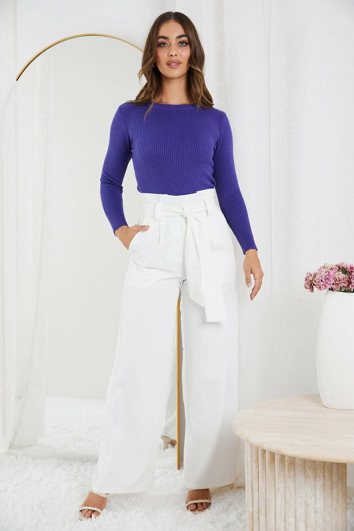 Red Berry Basa Knit Top - Deep Purple 7 Red Berry Basa Knit Top - Deep Purple