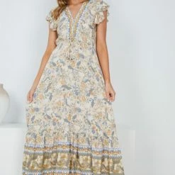 Rock Denim CLOTHING Bayleaf Dress - Floral Print