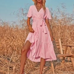 Naomi & Co CLOTHING Be Free Dress - Pink Print