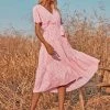 Naomi & Co CLOTHING Be Free Dress - Pink Print