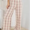 White Closet Bee Pants - Beige Check 1 White Closet Bee Pants - Beige Check