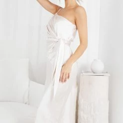 Esther Luxe Bellerose Dress - Champagne CLOTHING